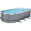 Bestway Power Steel Oval Frame Pool Set 549 X 274 X 122 Cm (56710GS)