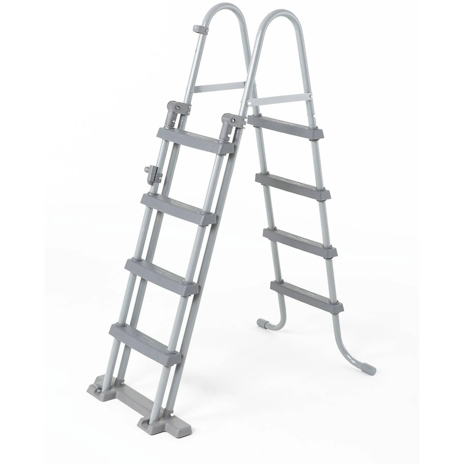 Waterman Stahlwandpool Set (8-teilig) Hoch Achtform 650x420x120 Cm, Stahl 0,4 Mm Anthrazit Folie 0,4 Mm Blau – Bild 8