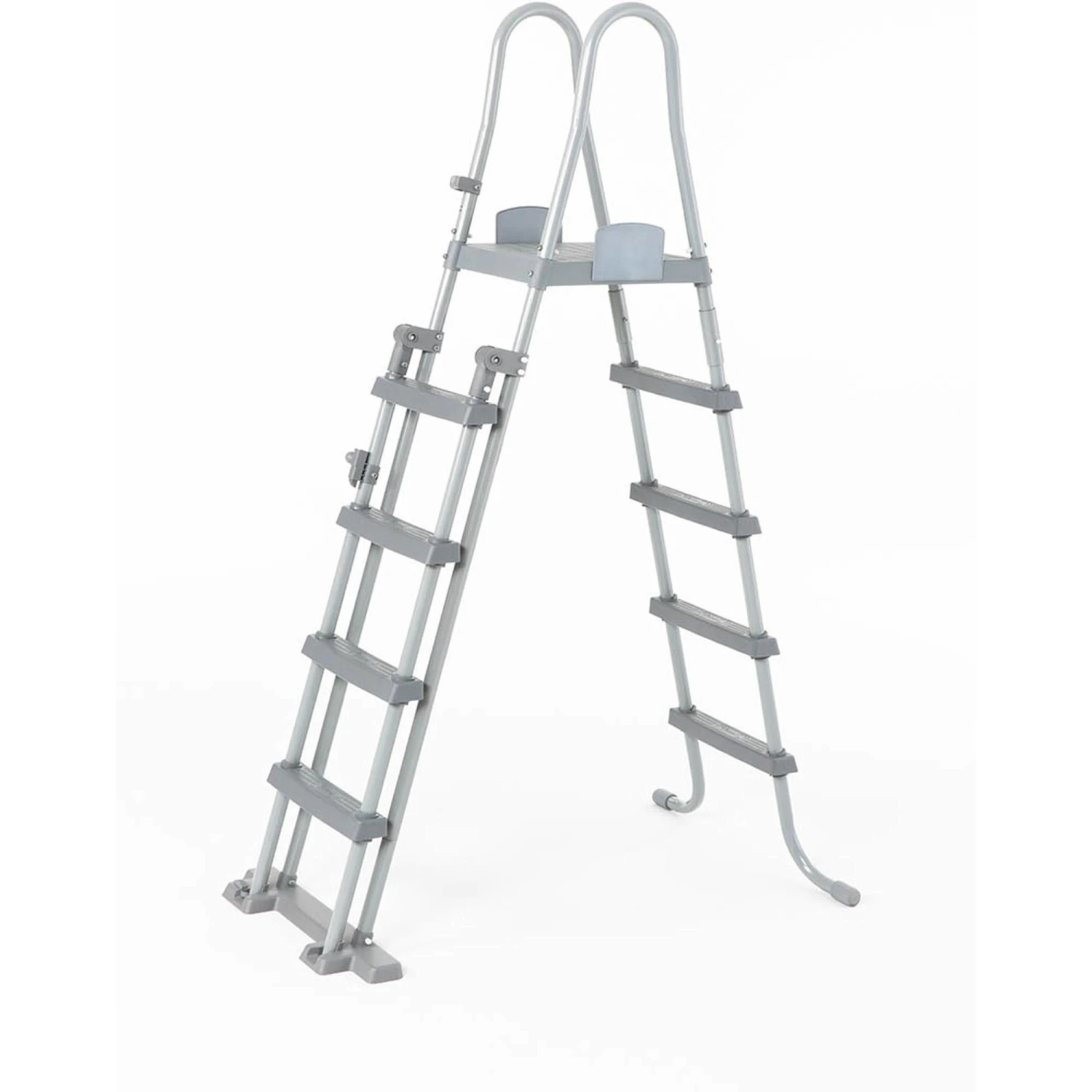 GRE Stahlwandpool Set (7-teilig) Hoch Oval 610 X 375 X 132 Cm, Stahl 0,45 Mm Holzoptik Folie 0,4 Mm Blau – Bild 4