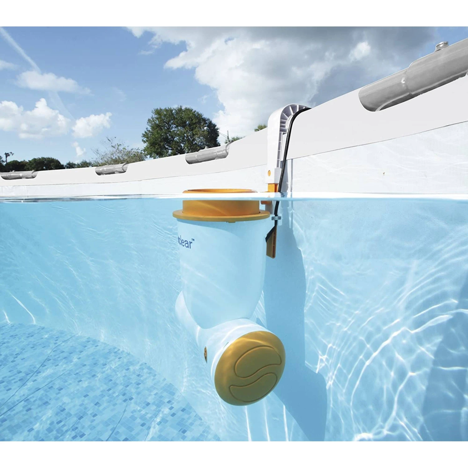 Bestway 58462 Einhängefilter Flowclear Skimatic, Umwälzvolumen 2.500 L/h, (Kartusche 58012) – Bild 2