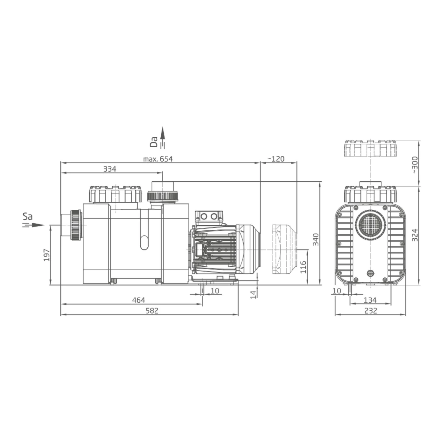 Speck Filterpumpe BADU Delta 13 W, 230 V – Bild 2