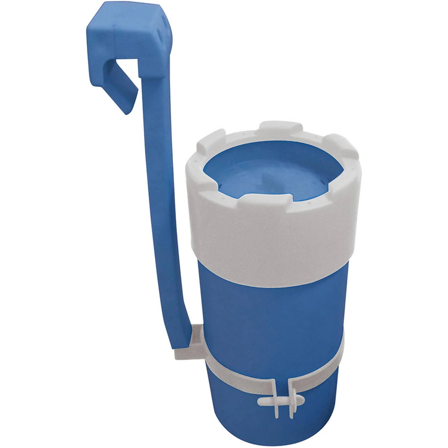 Waterman Stahlwandpool Set (3-Teilig) Rund 350x90 Cm, Stahl 0,3 Mm Weiß, Folie 0,2 Mm Blau, Overlap – Bild 5